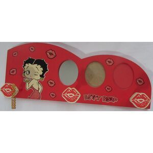 Betty Boop picture frame mirror hanger wall hanging lips kisses wall decor